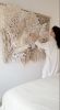 Organic Textile Wall Sculpture Neutral Fiber Art Zen Decor | Tapestry in Wall Hangings by Anna Baranova Art. Item made of cotton with fiber works with contemporary & modern style