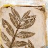 Sepia Garden – Original Blue Botanical Mixed Media Collage | Mixed Media by Michele Spurza. Item made of paper works with country & farmhouse & japandi style