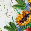 May your Heart Bloom with Love | Oil And Acrylic Painting in Paintings by DaggArt. Item made of canvas with synthetic
