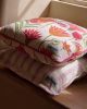 Lotus Cushion Cover | Pillows by Jessie de Salis. Item composed of linen compatible with boho and mid century modern style