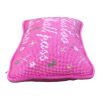 hand-embroidered needlepoint "This Too Shall Pass" pillow | Pillows by Mommani Threads. Item composed of wool in contemporary or eclectic & maximalism style