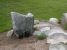 Boulder Seat | Public Sculptures by Jim Sardonis. Item made of granite