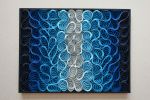 No. 17 Acoustic Diffuser Panel - Gradient Modern Abstract | Wall Sculpture in Wall Hangings by Joseph A