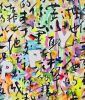 HAPPY IV - Original painting | Mixed Media in Paintings by Xiaoyang Galas. Item composed of wood in contemporary or asian style