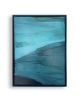MOONLIT TIDE original painting | Mixed Media in Paintings by Stacey Warnix Studio. Item composed of canvas in contemporary or transitional style
