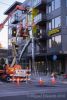 Perseus II | Public Sculptures by Miguel Edwards | Janus Apartments in Seattle. Item made of metal