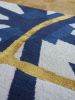 KINTSUGI (indigo, porcelain) | Area Rug in Rugs by Emma Gardner Design, LLC | New York, NY  Studio in New York. Item made of fabric