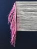Painted Lines Commission | Macrame Wall Hanging in Wall Hangings by Liz Robb | Private Residence, Kona, HI in Kailua-Kona. Item composed of linen & fiber