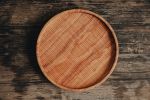 Cherry Rim Plates | Dinnerware by Big Sand Woodworking. Item made of wood