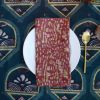 Rustic Cotton Napkins | Barkha Orange - Set of 4 | Linens & Bedding by ichcha. Item composed of cotton compatible with boho and art deco style