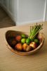 Hand Carved Extra Large Wooden Bowl | Dinnerware by Creating Comfort Lab