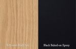 CT-21 Coffee Table in Rift-sawn Red Oak with Black Metal Legs | Tables by Antoine Proulx Furniture, LLC. Item made of wood
