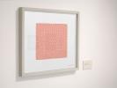 Framed Poster - Art Print 4x4 Folha Oliveira Rosa | Prints by Alzuleycha. Item made of paper works with mediterranean style