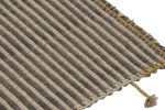 Rug & Kilim's Accent Kilim, Beige-Gray Textural Stripes | Area Rug in Rugs by Rug and Kilim
