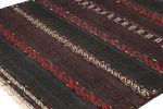 Vintage Afghan Kilim with Stripes and Geometric Patterns | Area Rug in Rugs by Rug and Kilim