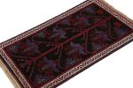 Rug & Kilim's Baluch Afghan rug in Black with Red & Blue | Area Rug in Rugs by Rug and Kilim