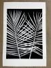 Black Palm Frond Print | Prints by Erik Linton. Item made of paper