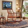 Legacy Imperial Zen Rocking Chair: Minimalist Ming Series I | Armchair in Chairs by Dynasty Artisan. Item composed of wood compatible with minimalism and contemporary style