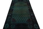 Vintage Persian rug in Blue and Green by Rug & Kilim | Area Rug in Rugs by Rug and Kilim