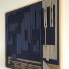Figurative Navy | Tapestry in Wall Hangings by Fault Lines. Item made of fabric