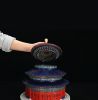 Handcrafted Wooden Architectural Model : Temple of Heaven | Sculptures by Dynasty Artisan. Item composed of wood in eclectic & maximalism or asian style