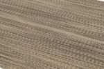 Rug & Kilim's Accent Kilim, Beige and Gray Textural Stripes | Area Rug in Rugs by Rug and Kilim
