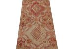 Rug & Kilim’s Distressed Runner in Red, Gold and Beige-Brown | Area Rug in Rugs by Rug and Kilim