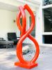 Ephesus Modern Sculpture | Public Sculptures by VK Sculptures. Item composed of metal in minimalism or mid century modern style