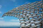 'Marlin | Public Sculptures by Mike Van Dam Art. Item made of steel