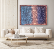 'Azure + Alloy' | Paintings by Christina Twomey Art + Design. Item made of canvas works with minimalism & contemporary style