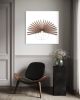 'Horizon veil' | Sculptures by SANGEETA S. Item composed of wood and metal in contemporary or modern style