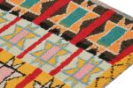 Vintage Moroccan Runner with Polychromatic Geometric Pattern | Area Rug in Rugs by Rug and Kilim