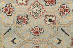 Rug & Kilim’s Oushak Custom Rug Sample, Sage Green and Red | Area Rug in Rugs by Rug and Kilim