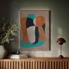 Organic Forms – Original Textured Abstract Painting | Oil And Acrylic Painting in Paintings by Serge Bereziak. Item made of canvas compatible with boho and minimalism style