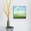 Summer Afternoon Encaustic Painting | Oil And Acrylic Painting in Paintings by Linda Cordner. Item made of wood & synthetic