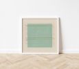 "Bright Sage" Abstract Lines Minimalist Art Print | Prints by Emily Keating Snyder. Item composed of paper in minimalism or eclectic & maximalism style