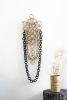"Lilla" ceramic chain sculpture | Wall Sculpture in Wall Hangings by Asmaa Aman Studio. Item composed of ceramic in boho or eclectic & maximalism style