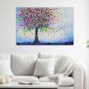 Tree of Harmony - Original Painting | Oil And Acrylic Painting in Paintings by DaggArt. Item composed of canvas in contemporary style