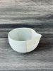 Seafoam - Katakuchi Tea Bowl | Dinnerware by Tomoko Ceramics. Item made of stoneware works with japandi & modern style