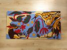 Crane, Heron And Goose | Small Rug in Rugs by Tuft Love Studio. Item composed of cotton & fiber