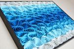 No. 13 Acoustic Diffuser Panel - Gradient Modern Abstract - | Wall Sculpture in Wall Hangings by Joseph A