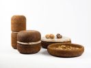 Guscio | Jar in Vessels & Containers by gumdesign. Item composed of wood & marble compatible with modern style