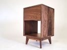Classic Wood | Nightstand in Storage by Curly Woods. Item composed of oak wood in mid century modern or modern style