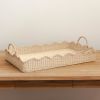 Big Scalloped Tray (Natural) | Decorative Tray in Decorative Objects by Hastshilp. Item in boho or minimalism style