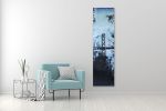 Bay Bridge at Morning | Oil And Acrylic Painting in Paintings by Nichole McDaniel. Item made of wood with synthetic