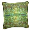 Alien Heads Green | Cushion in Pillows by Crown Objet. Item composed of fabric and fiber