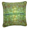 Alien Heads Green | Cushion in Pillows by Crown Objet. Item composed of fabric and fiber