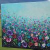 Flourishing Floral | Oil And Acrylic Painting in Paintings by DaggArt. Item made of canvas with synthetic
