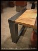 11-foot OAK + STEEL Library Table | Conference Table in Tables by Kramer Design Studio / Randall Kramer | The Old Post Office in Chicago. Item composed of oak wood and steel