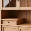 Shoji Cabinet Hutch | Storage by Big Sand Woodworking. Item composed of oak wood & glass compatible with modern style
